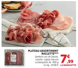 Bi1 Plateau assortiment raclette offre