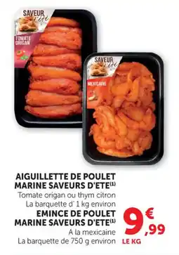 Bi1 Aiguillette de poulet marine saveurs d'ete offre