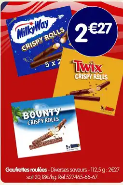 b&m Gaufrettes roulées - : 2€27crispy rolls offre