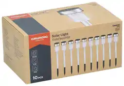 Carrefour Lot de 10 bornes solaires offre