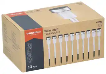 Lot de 10 bornes solaires