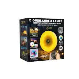 Carrefour Geek monkey guirlande led 10m - 2 ambiances : blanc ou couleurs changeantes offre