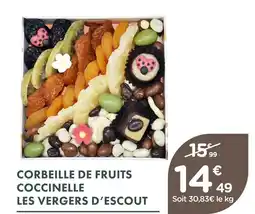 Point Vert Les vergers d'escout corbeille de fruits coccinelle offre
