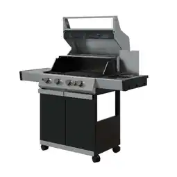 Carrefour Hyba barbecue gaz 4+1 brûleurs phoenix offre