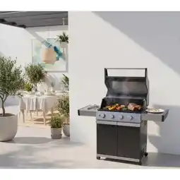 Carrefour Hyba barbecue à gaz 4 brûleurs atlanta offre