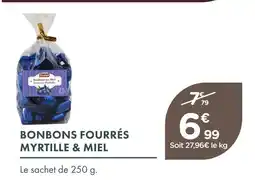 Point Vert Bonbons fourrés myrtille & miel offre
