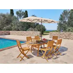 Carrefour Hyba parasol droit san francisco offre