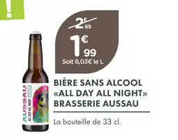 Point Vert Brasserie aussau bière sans alcool all day all night offre