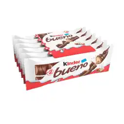 Carrefour Market Kinder bueno barres chocolatées lait noisette offre