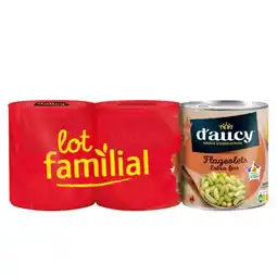Carrefour Market D'aucy flageolets extra fins lot familial offre