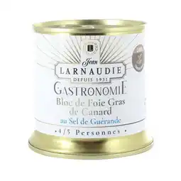 Carrefour Market Jean larnaudie bloc de foie gras de canard gastronomie offre