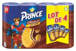 Carrefour Prince biscuits lot de 4 offre