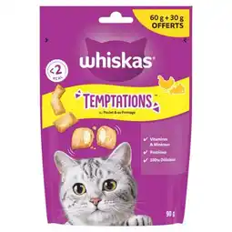 Carrefour Market Whiskas friandises pour chat temptations offre