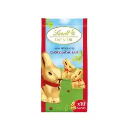 Carrefour Lindt minis lapins en chocolat offre