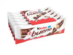 Carrefour Kinder bueno barres chocolatées lait noisette offre