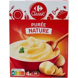 Carrefour Carrefour classic' purée de pommes de terre nature offre