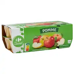 Carrefour Carrefour classic' compotes allégées en sucre offre