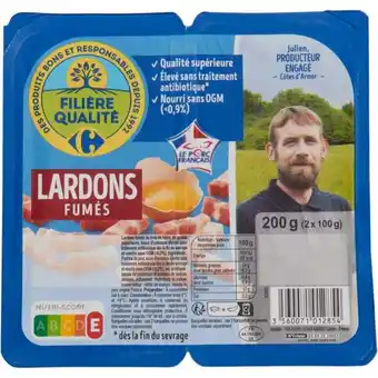Carrefour Filière qualité carrefour lardons offre