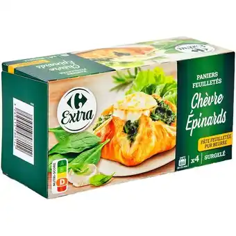 Carrefour Carrefour extra paniers feuilletés surgelés offre