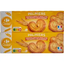 Carrefour Carrefour classic' palmiers croustillants et feuilletés offre