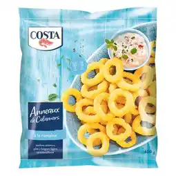 Carrefour Costa anneaux de calamars surgelés offre
