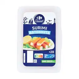 Carrefour Carrefour classic bâtonnets surimi offre