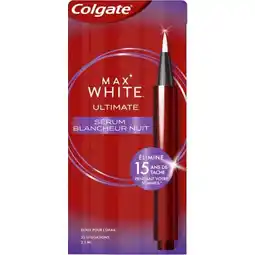 Carrefour Colgate sérum blancheur nuit offre