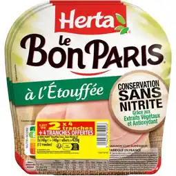 Carrefour Herta jambon le bon paris à l'etouffée offre