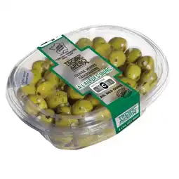 Carrefour Tropic apero olive verte dénoyautée à l'ail des ours offre
