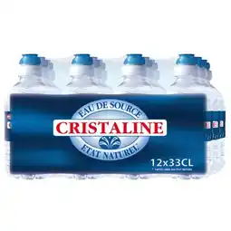 Carrefour Cristaline eau de source plate offre