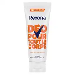 Carrefour Rexona déodorant corps crème mixte offre