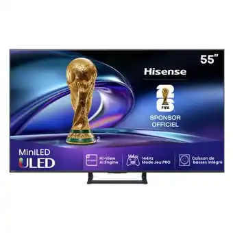 Hisense téléviseur mini led 4k* - 139 cm