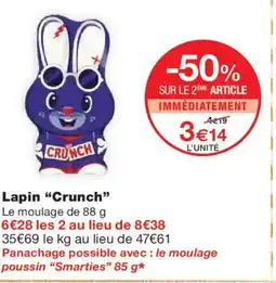 Monoprix CRUNCH Lapin offre