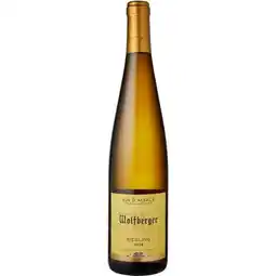 Carrefour Alsace riesling sec wolfberger offre