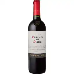 Carrefour Chili casillero del diablo concha y toro cabernet-sauvignon offre
