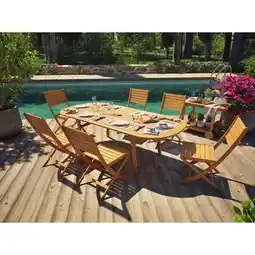 Carrefour Hyba ensemble de jardin halong offre