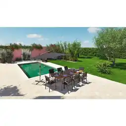 Carrefour Hyba parasol excentré gaya offre