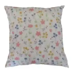 Carrefour Hyba coussin 40 x 40 cm imprimé fleurs offre