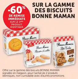 Super U Sur la gamme des biscuits bonne maman offre