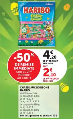 Super U Chasse aux bonbons haribo offre