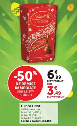Super U Lindor lindt offre