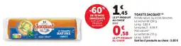 Super U Toasts jacquet offre