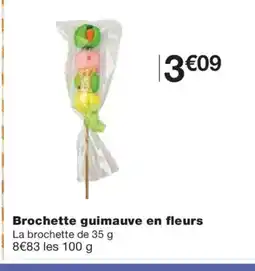 Monoprix Brochette guimauve en fleurs offre