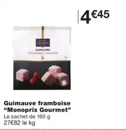 Monoprix MONOPRIX GOURMET Guimauve framboise offre
