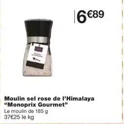 Monoprix MONOPRIX GOURMET Moulin sel rose de l'Himalaya offre