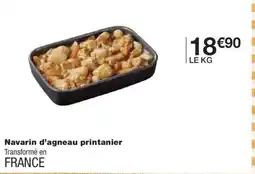 Monoprix Navarin d'agneau printanier offre