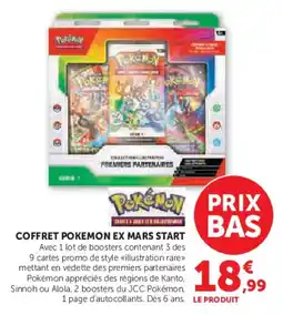 Super U Coffret pokemon ex mars start offre