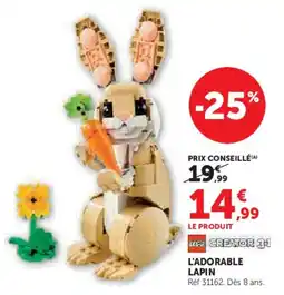 Super U L'adorable lapin offre