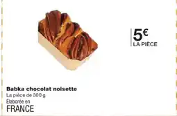Monoprix Babka chocolat noisette offre