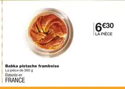 Monoprix Babka pistache framboise offre